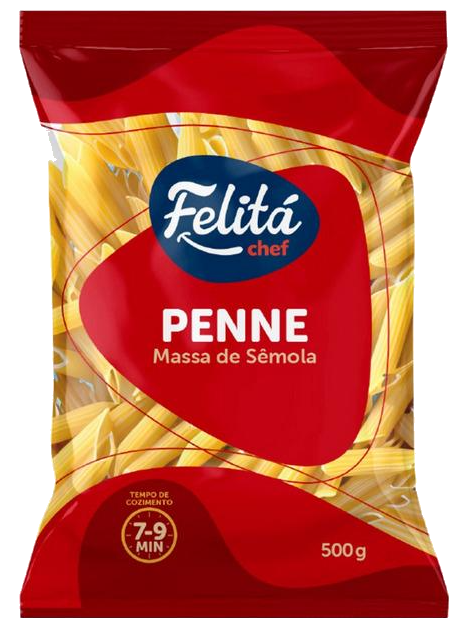 Penne Massa de Sêmola Felitá Chef